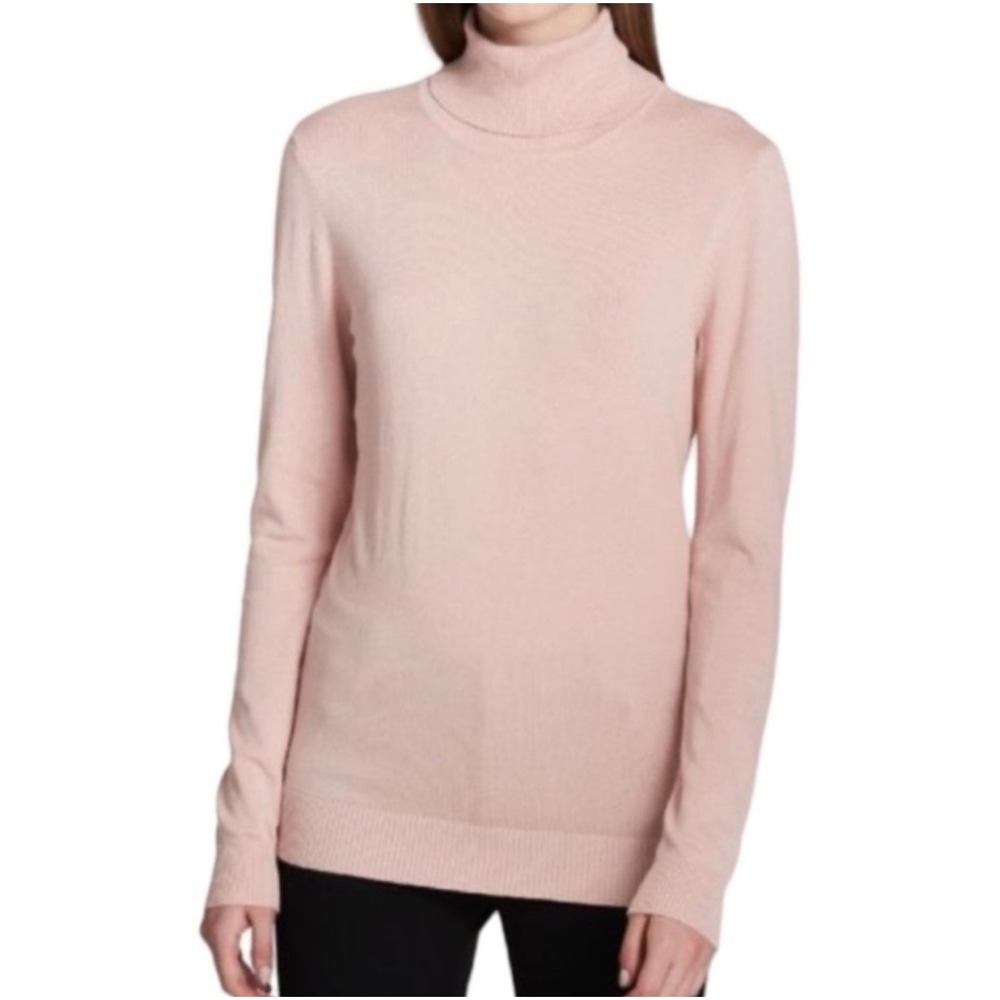 Calvin Klein Blush Pink Turtleneck Tunic Pullover‎ Large